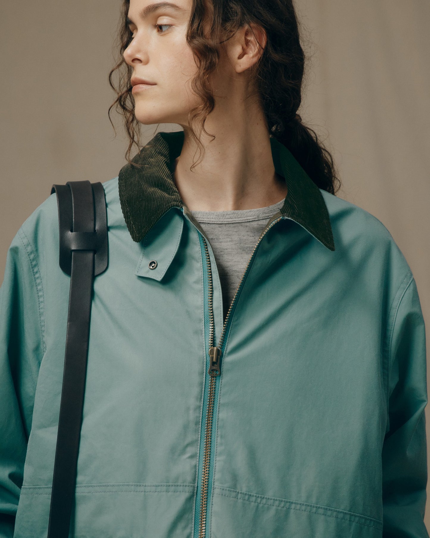 Women's Cover Cloth Raincoat - Balsam Green