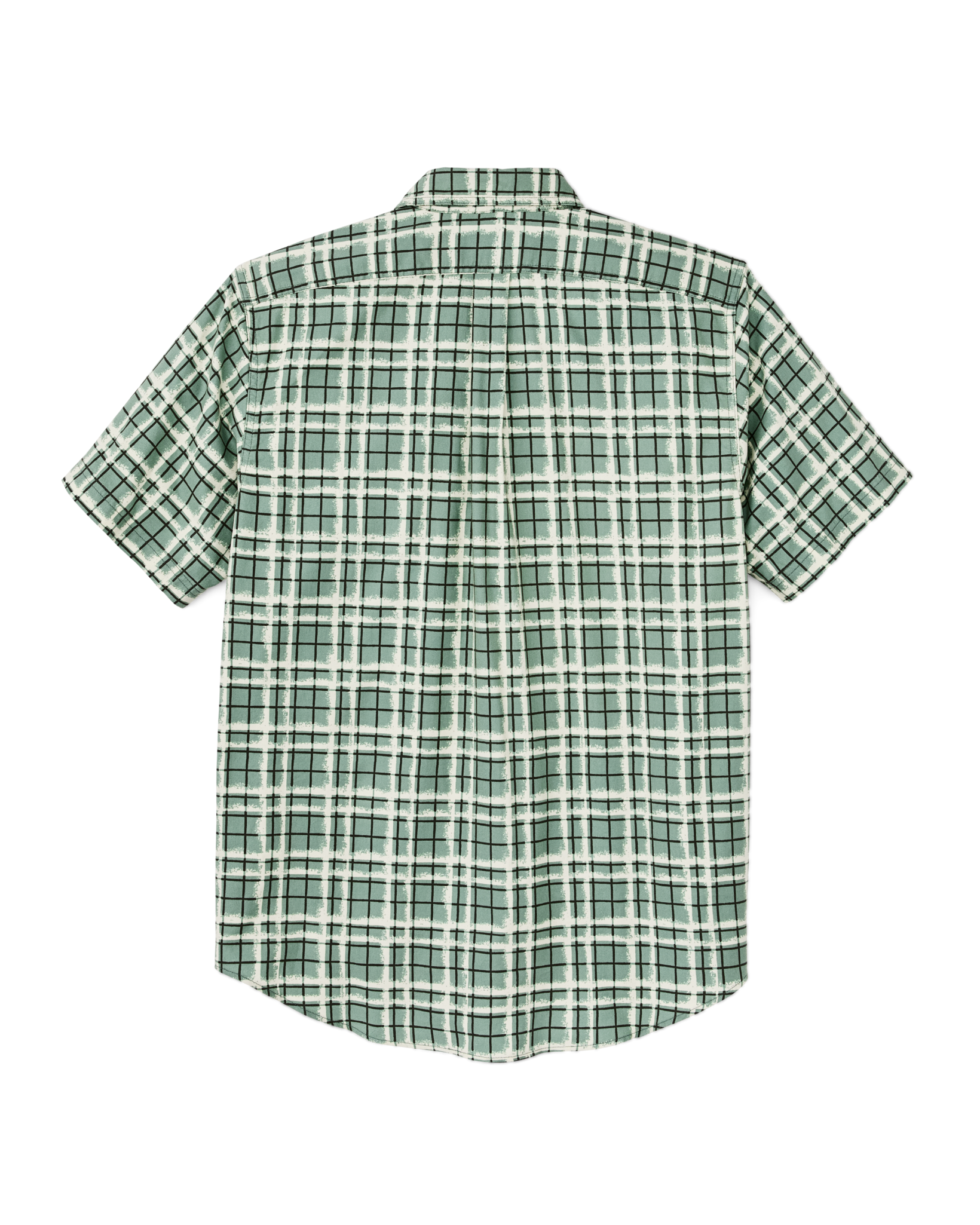Short Sleeve Lightweight Alaskan Guide Shirt  - Deep Sea / Speckle Plaid