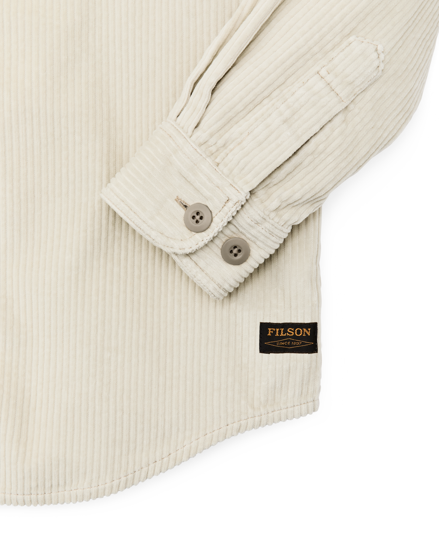 Alternate view of the Filson 6-wale Corduroy Shirt - Khaki