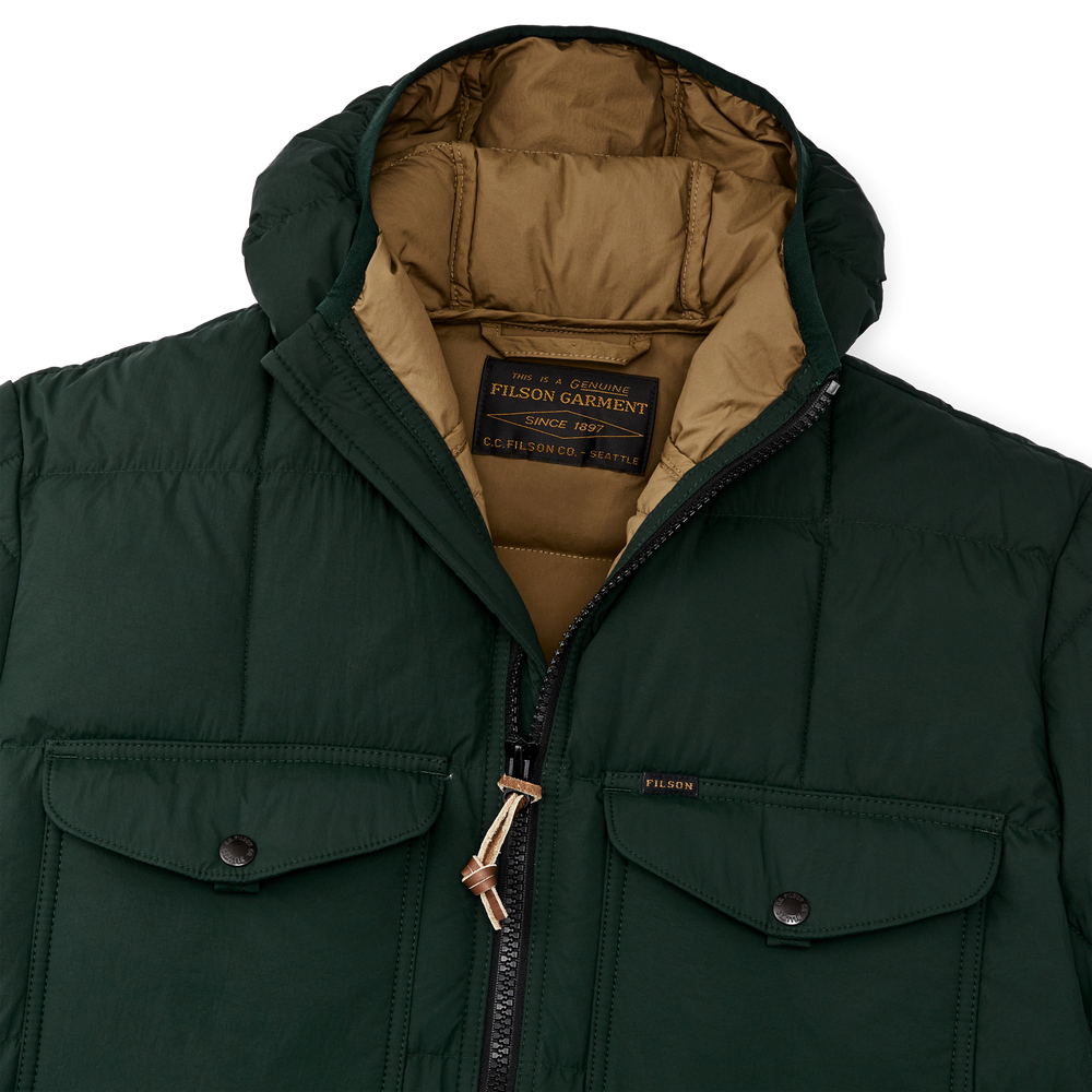 Alternate view of the Filson Pateros Down Jacket - Fir