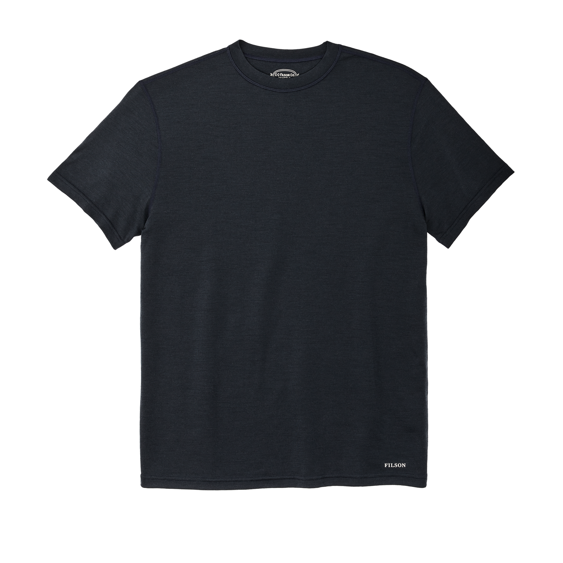 Filson 210g Merino Wool Short Sleeve Crewneck T-Shirt ネイビー
