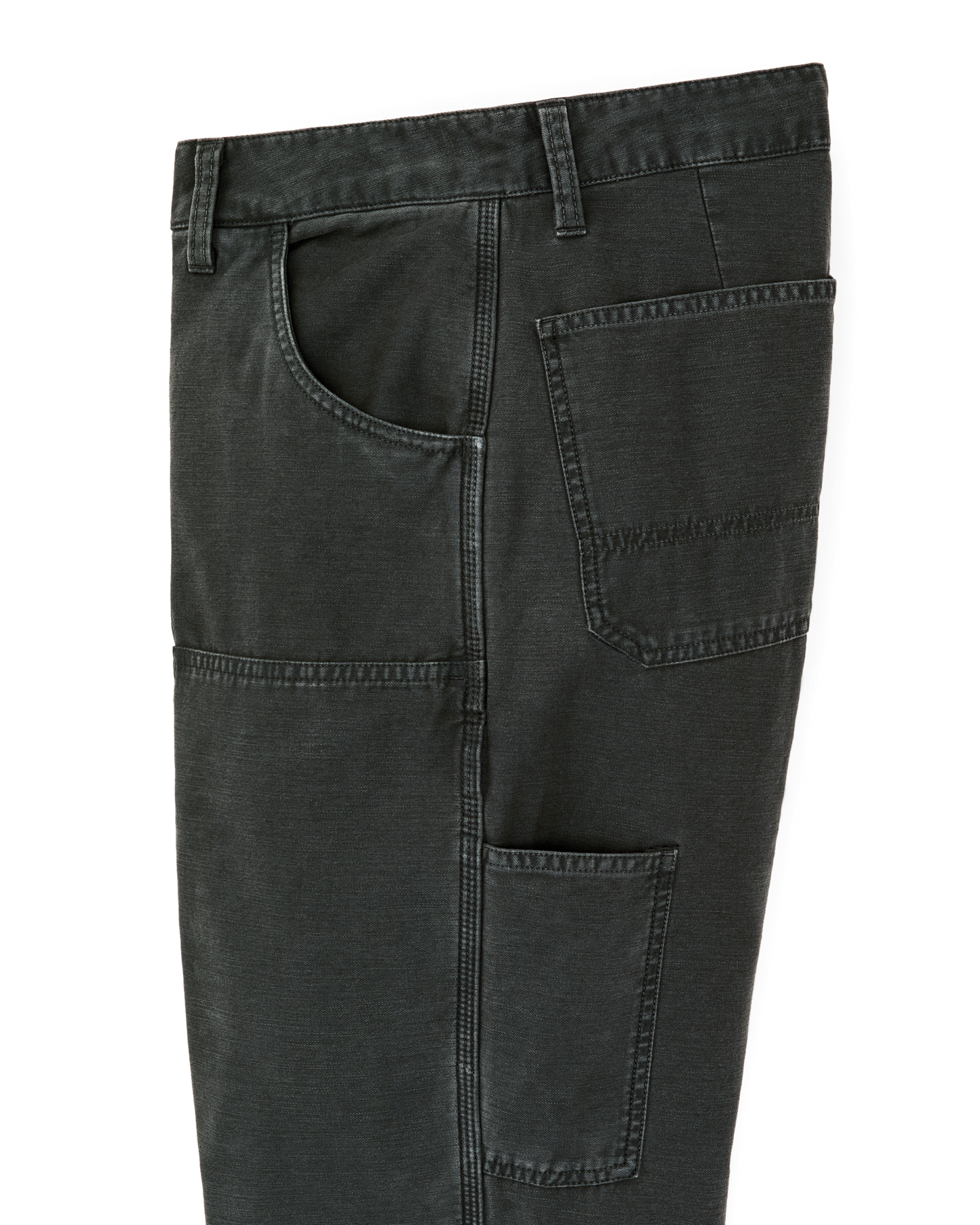 Alternate view of the Filson Women's Reverse Sateen Double Front Pants - Faded Black