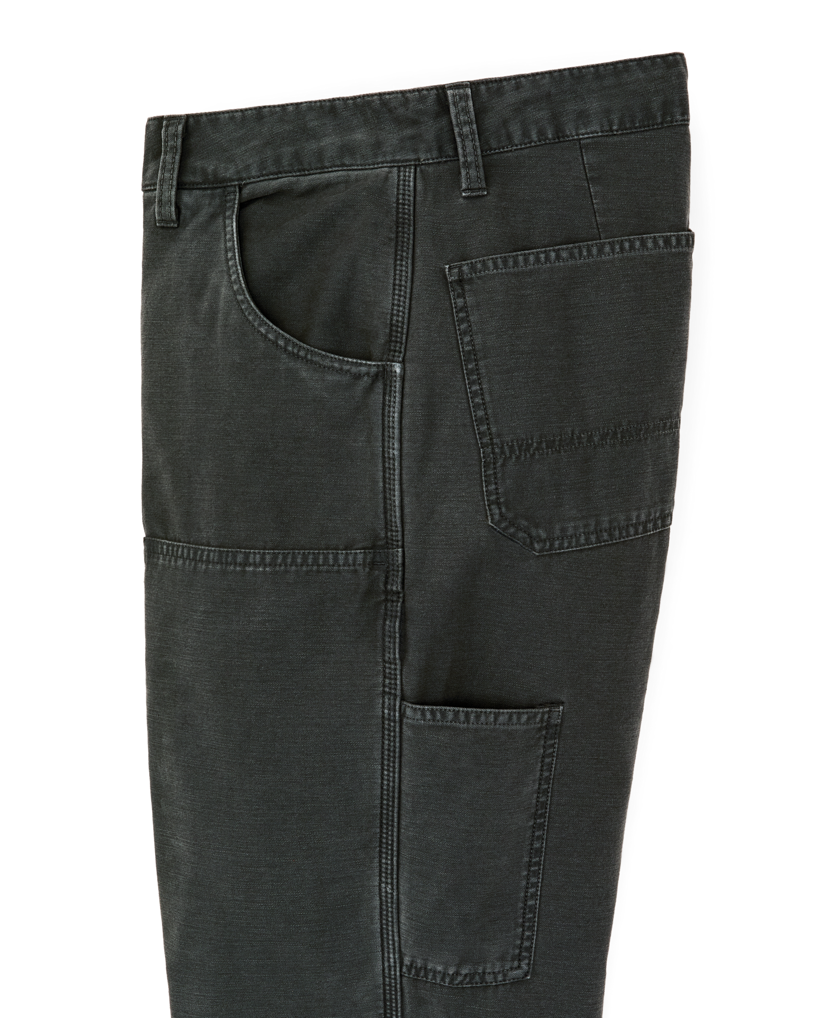 Alternate view of the Filson Women's Reverse Sateen Double Front Pants - Faded Black
