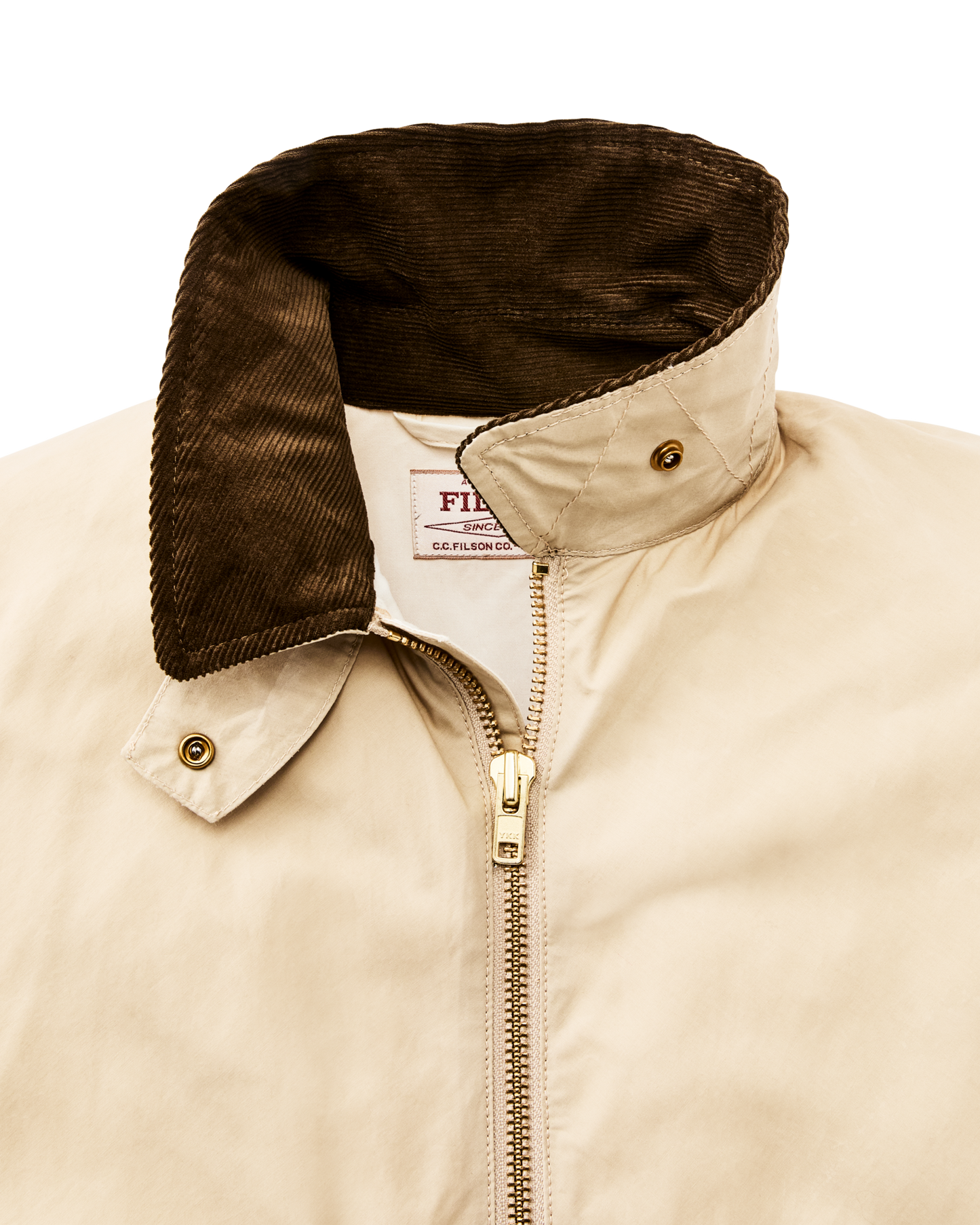 Alternate view of the Filson Women's Dry Wax Short Work Jacket - Quail Tan