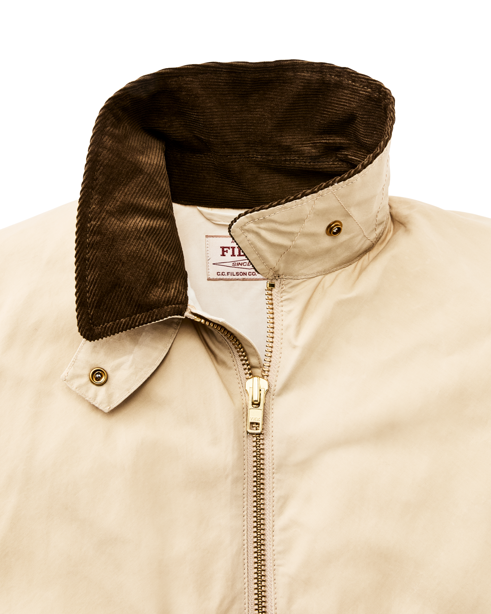 Alternate view of the Filson Women's Dry Wax Short Work Jacket - Quail Tan