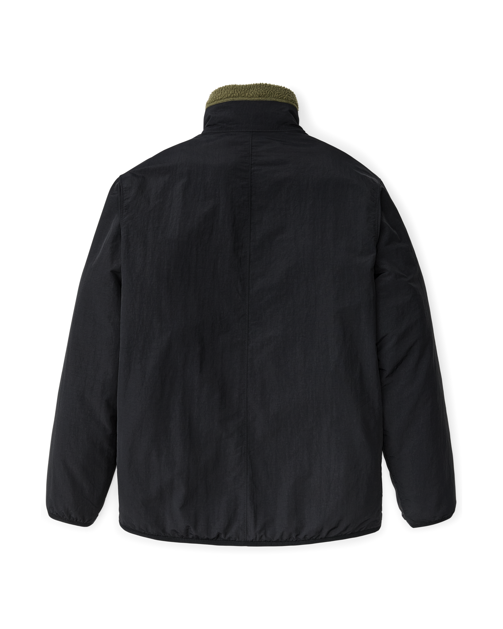 Reversible Pile Fleece Jacket - Dark Olive Drab