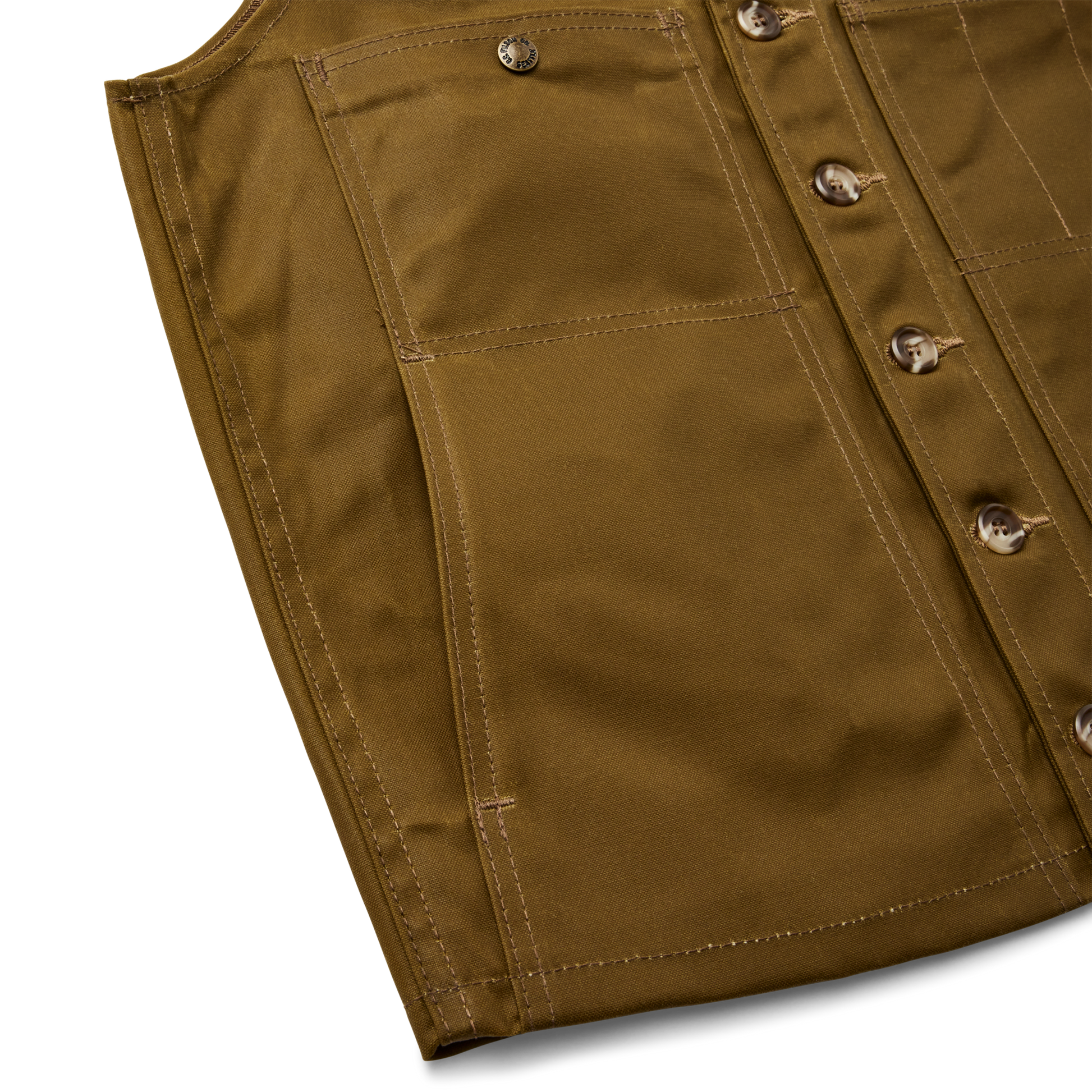 Men's Waxed Canvas Vest | Filson Men's Waxed Canvas Vest | Filson