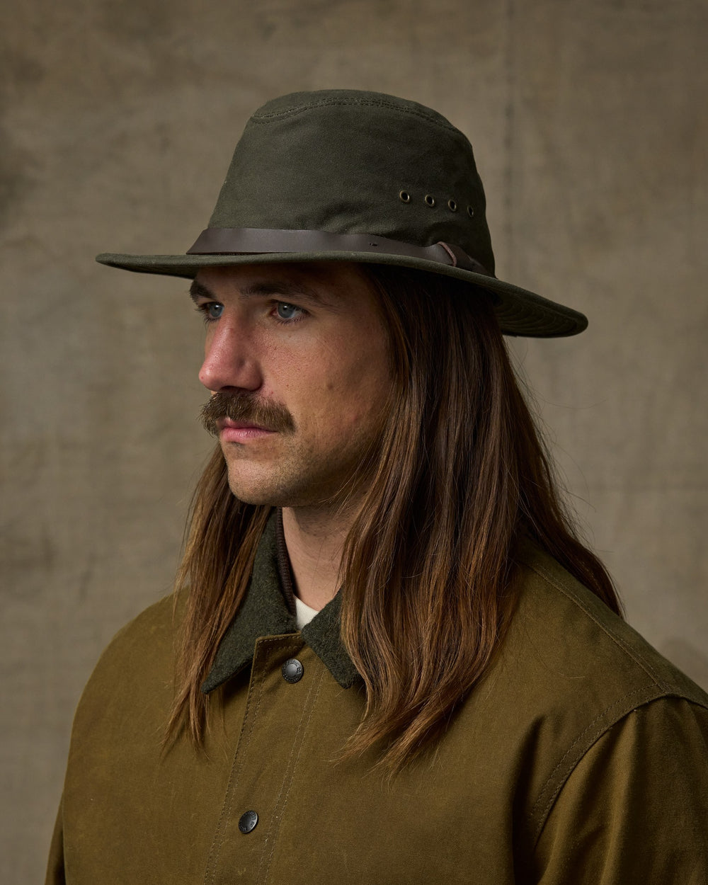 Tin Cloth Packer Hat - Otter Green