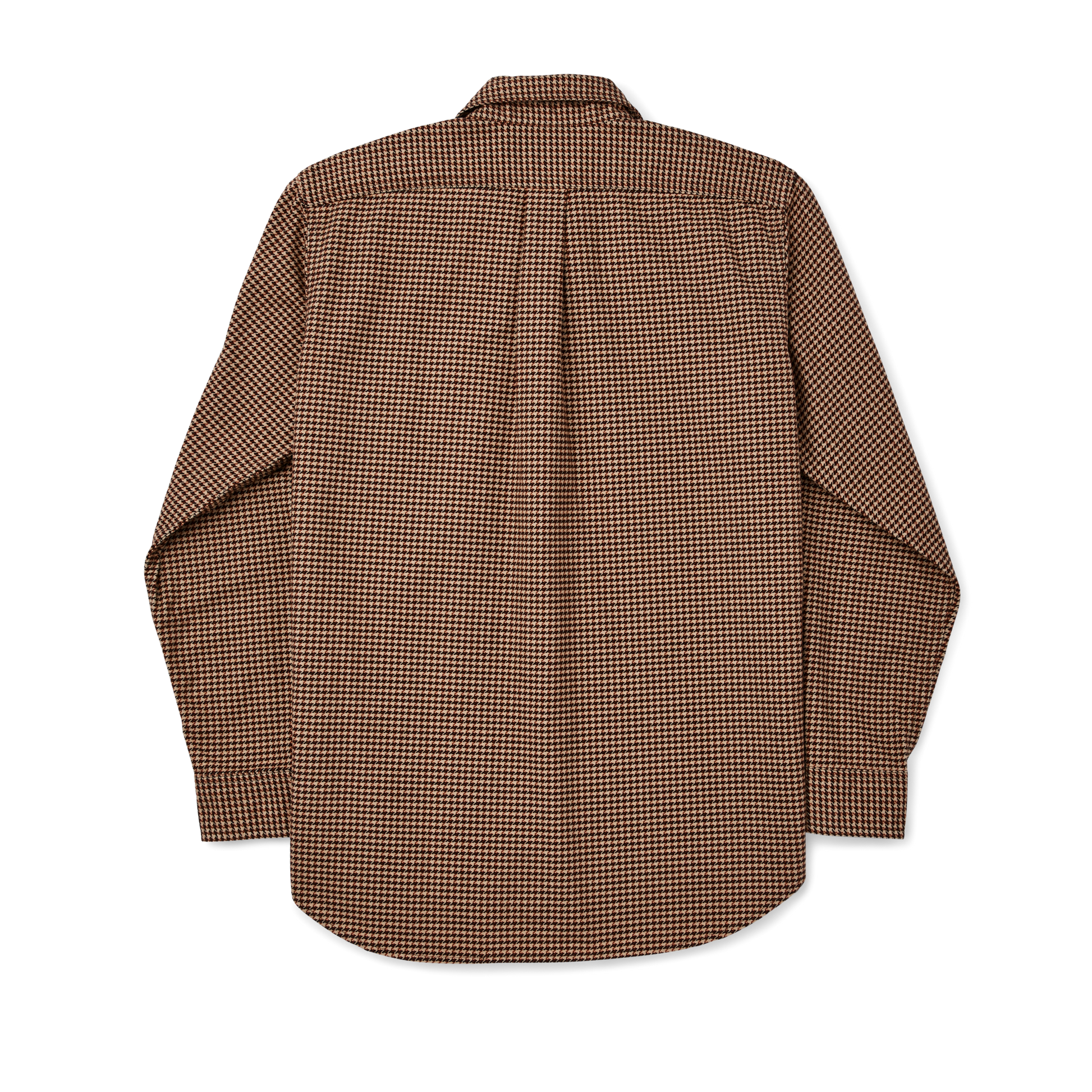Alternate view of the Filson Field Flannel Shirt - Tan Dogstooth Print