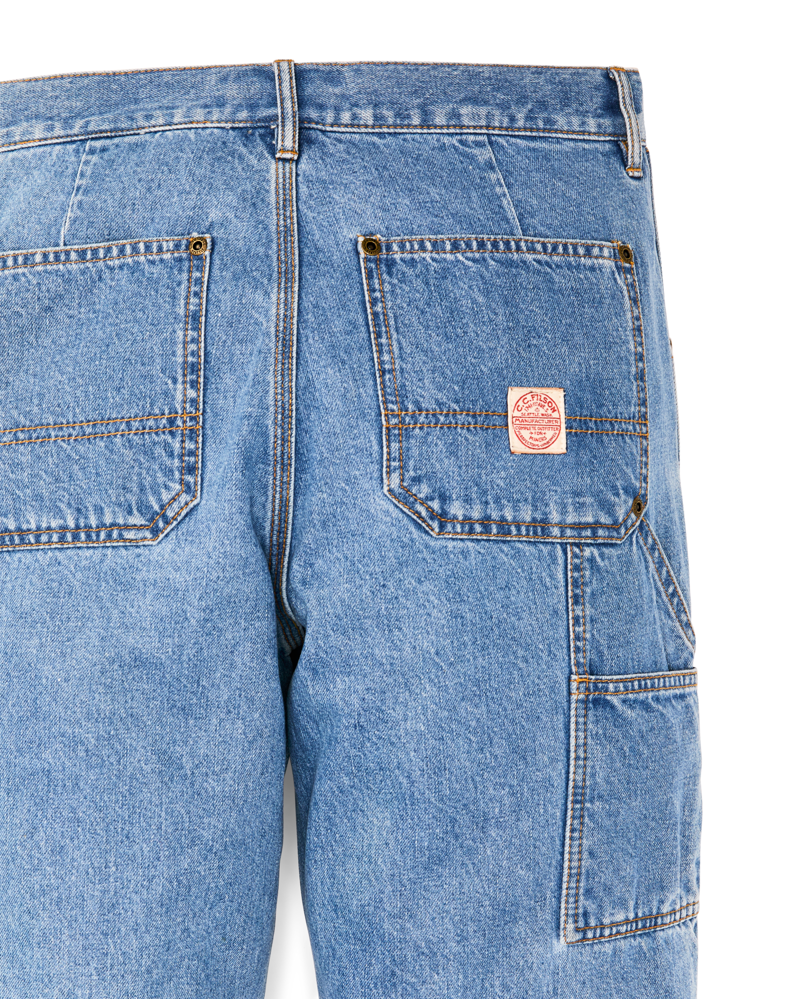 Alternate view of the Filson Women's 11-oz. Work Jeans - Medium Indigo