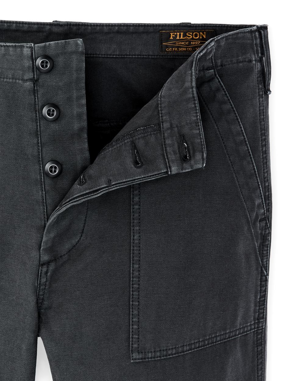 Field Supply Pants - Washed Faded Black | Filson