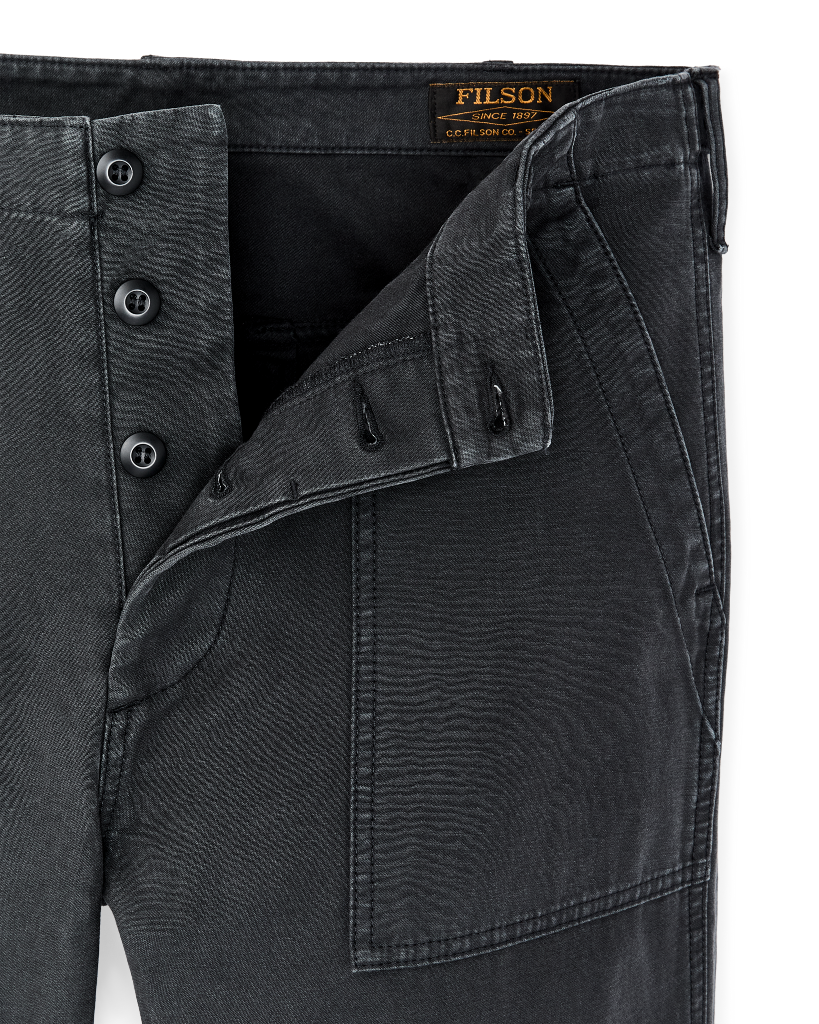 Field Supply Pants - Washed Faded Black | Filson
