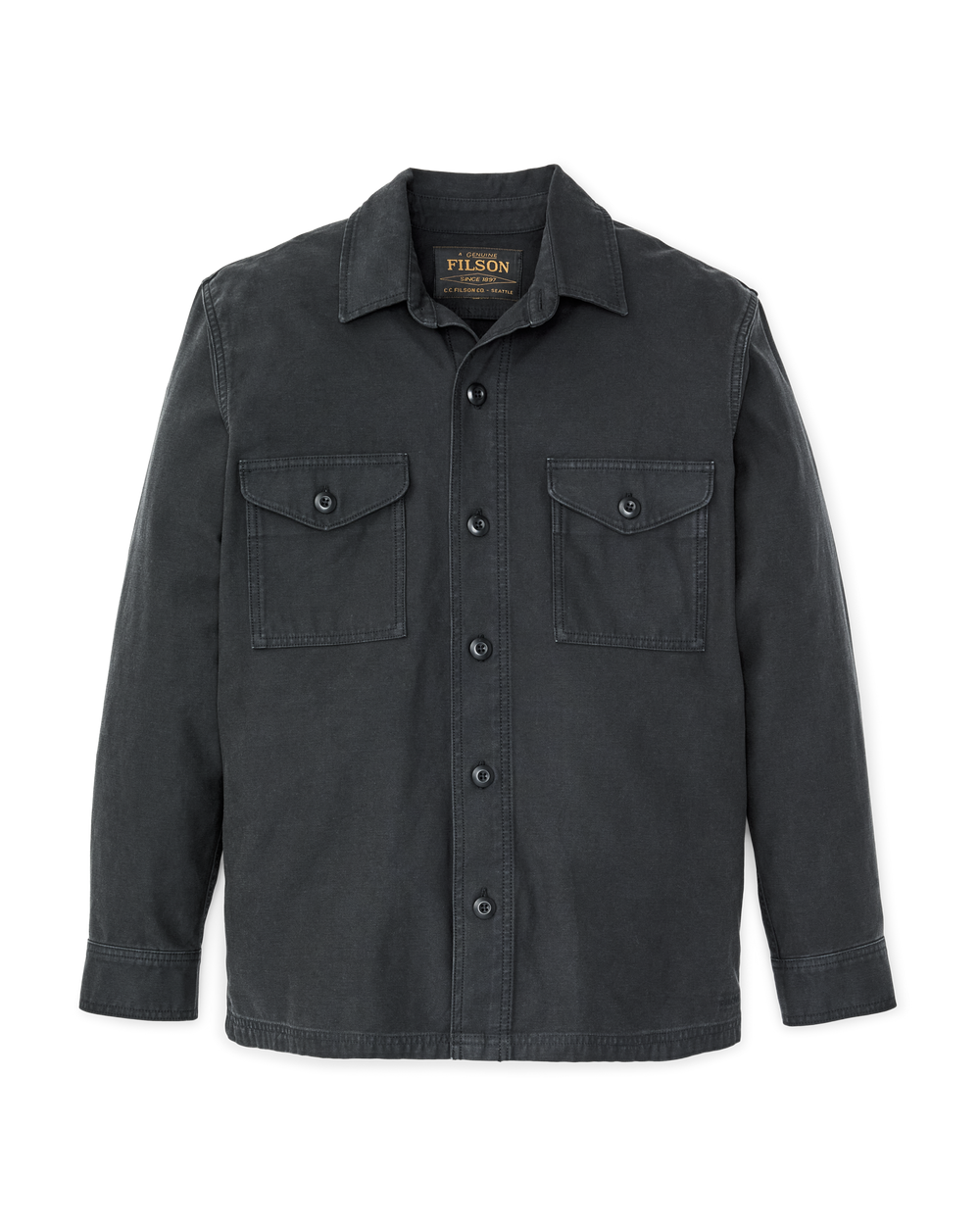 Field Jac-Shirt - Washed Faded Black