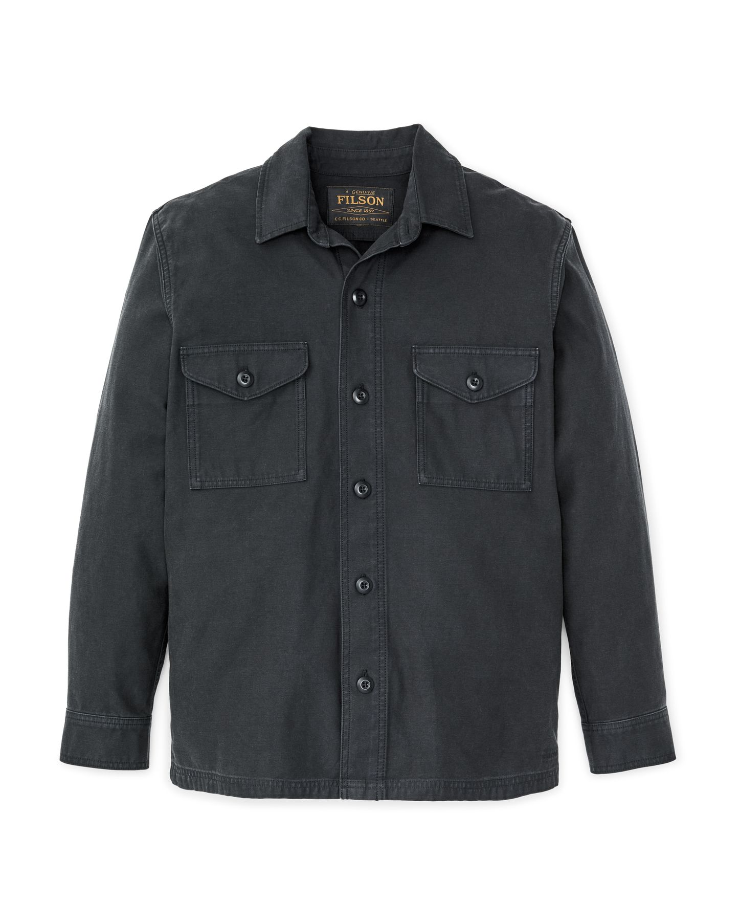Field Jac-Shirt - Washed Faded Black