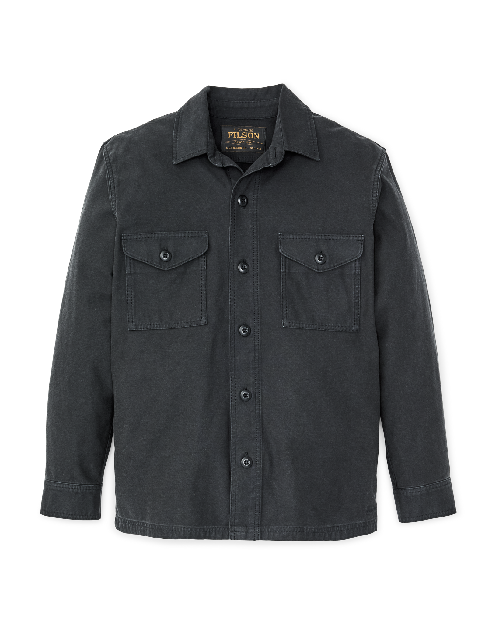Field Jac-Shirt - Washed Faded Black