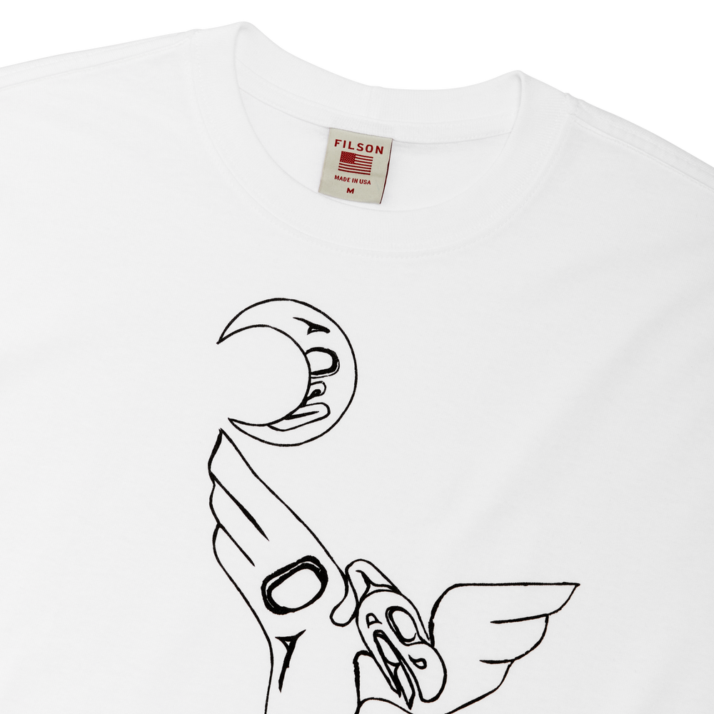 Alternate view of the Filson Mary Goddard Ranger Graphic T-shirt - Bright White