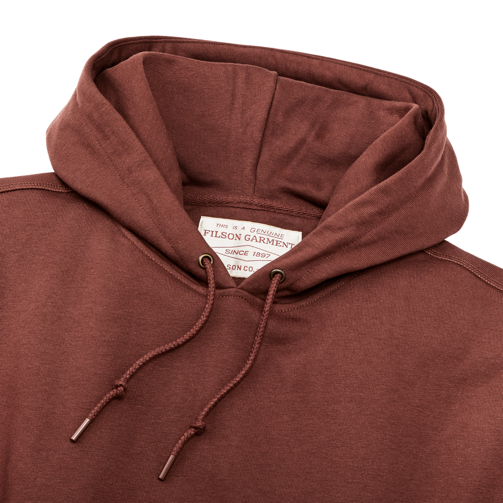 Alternate view of the Filson Prospector Hoodie - Smoked Paprika