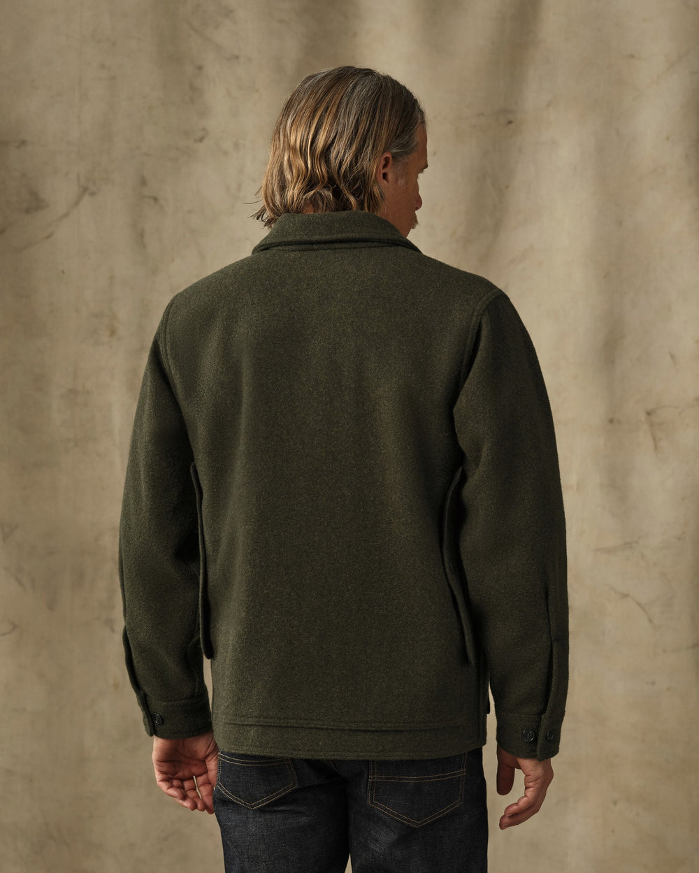 Mackinaw Wool Cruiser Jacket - Forest Green