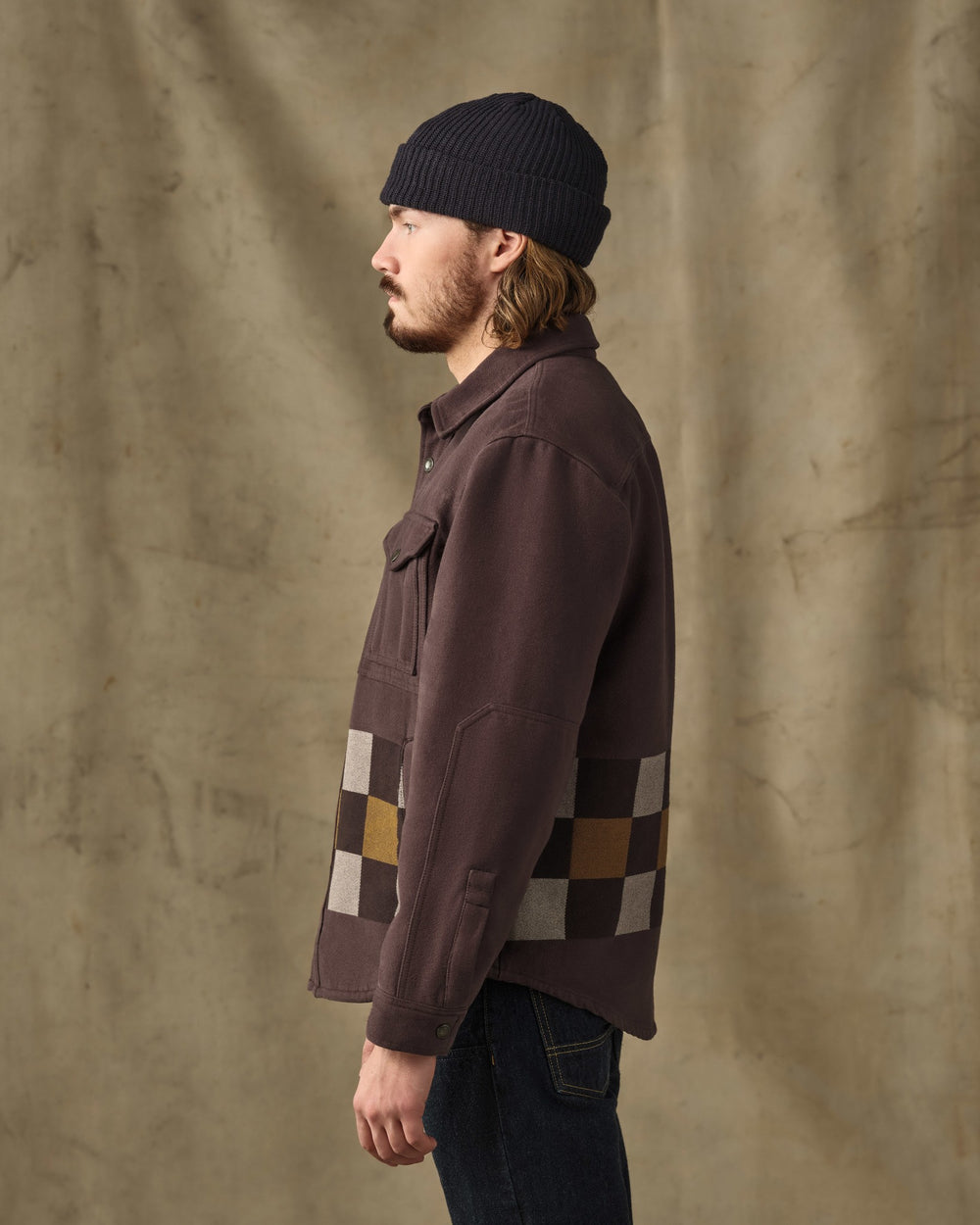 Beartooth Jac-Shirt - Mahogany Geo Stripe