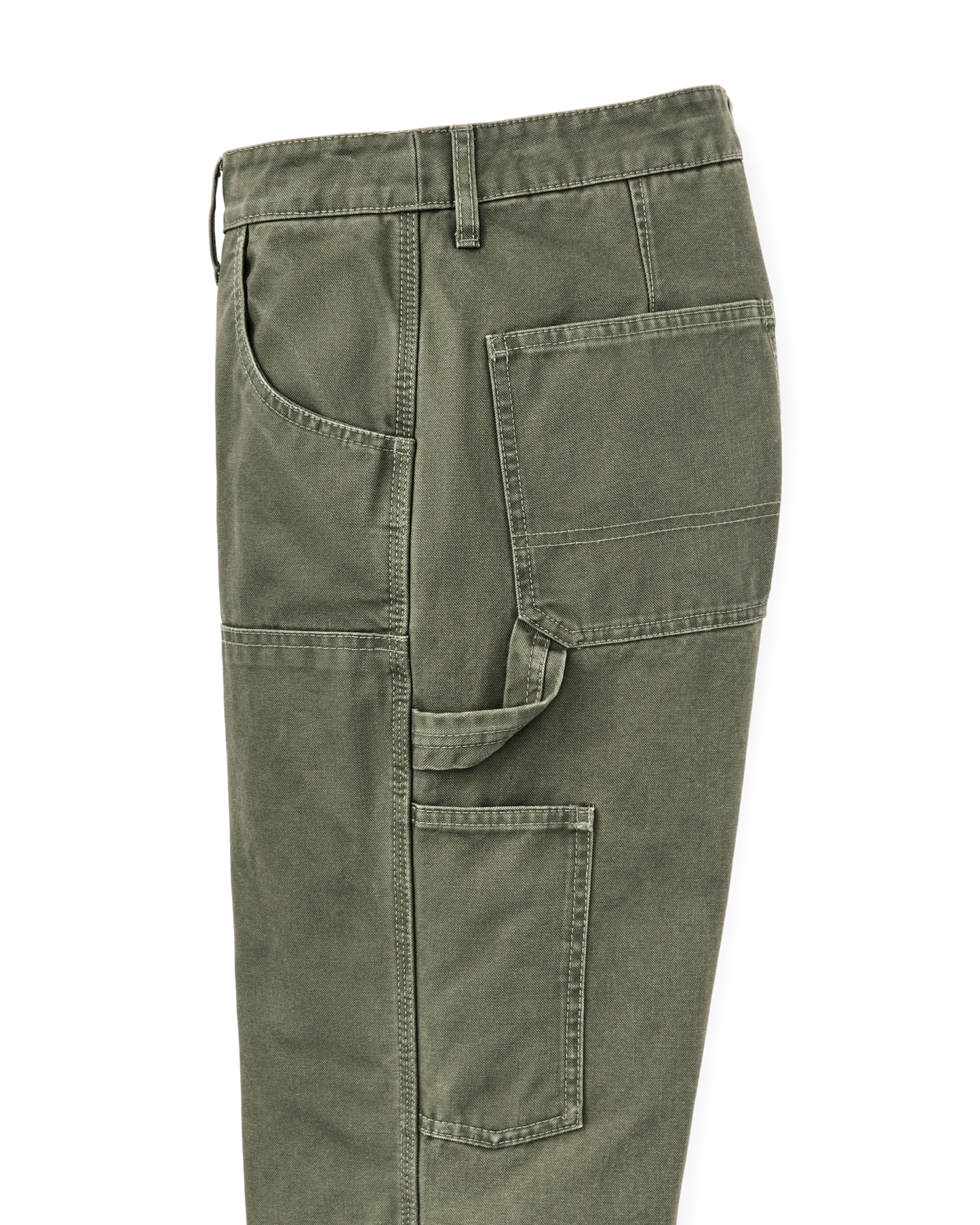 Women's Canvas Work Pants - Dark Olive
