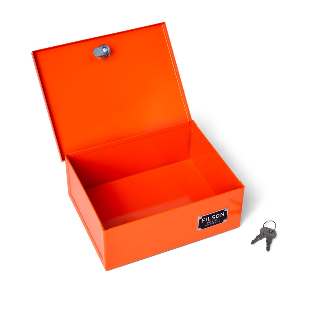 Alternate view of the Filson Lock Box With Key - Flame