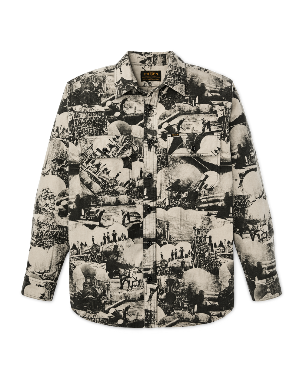 Field Flannel Shirt - Vintage Khaki Print