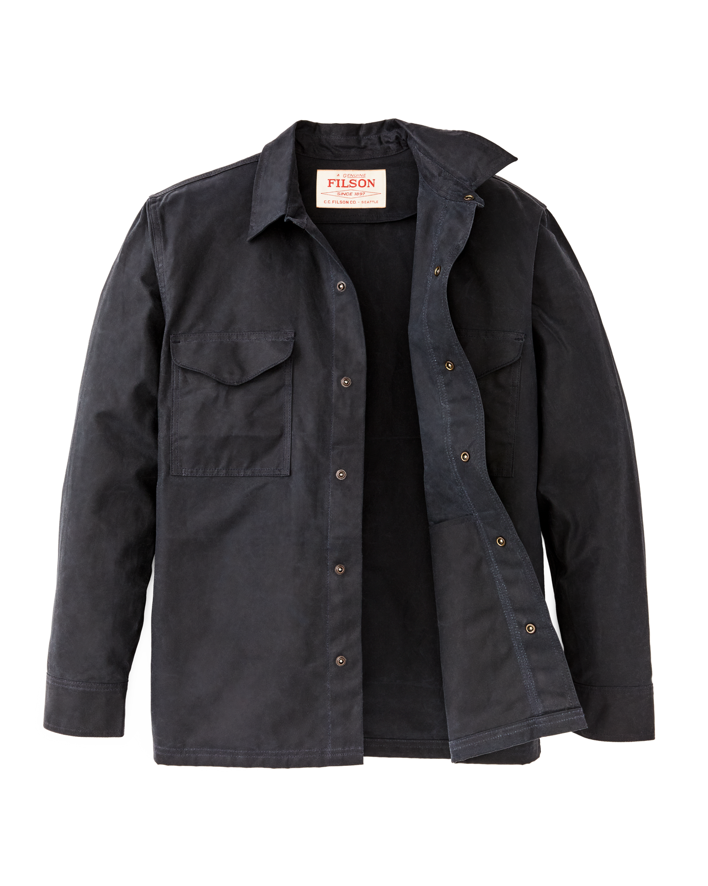 Alternate view of the Filson Eagle Harbor Jac-shirt - Navy