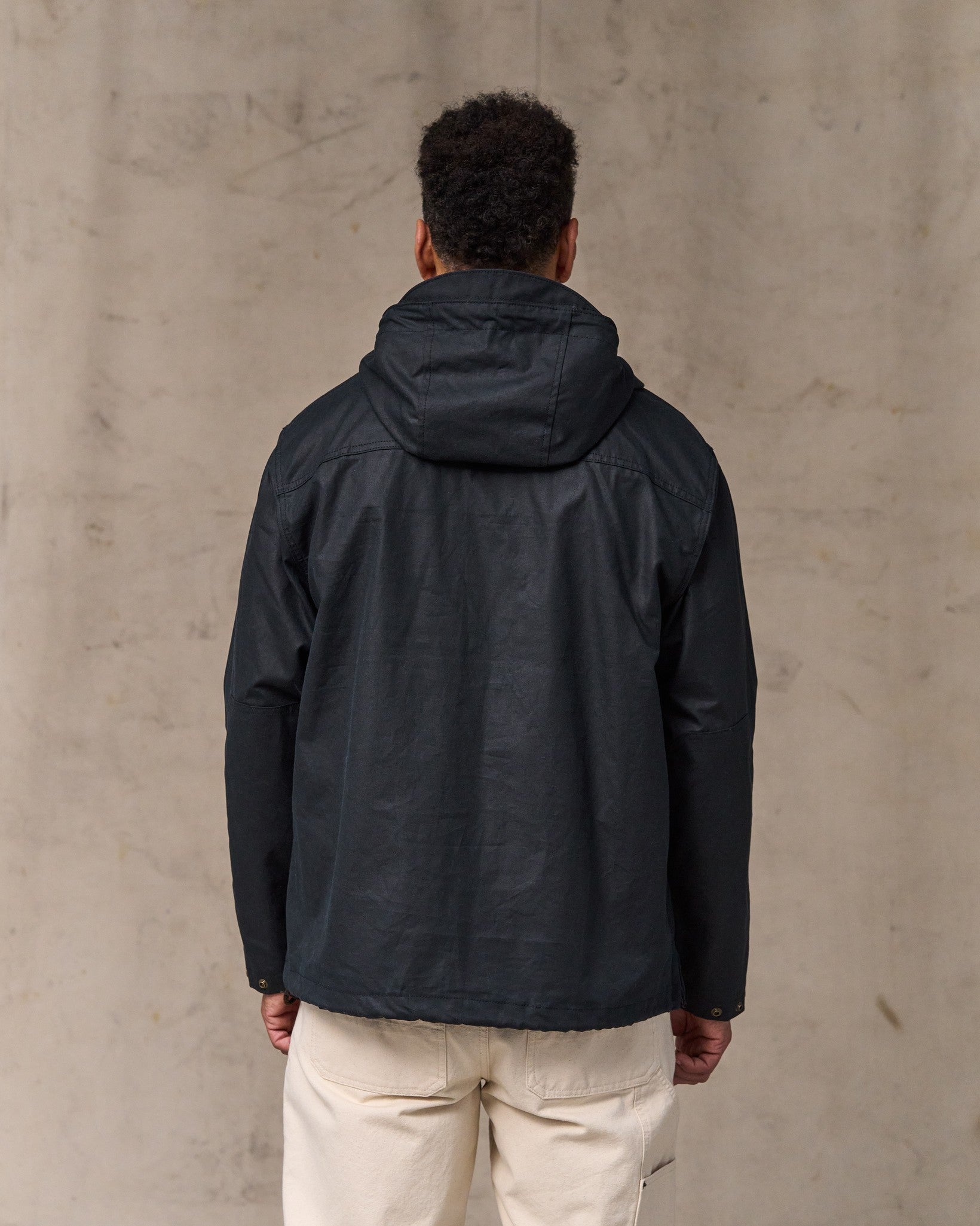 Shelter Cloth Waxed Anorak - Harbor Blue | Filson