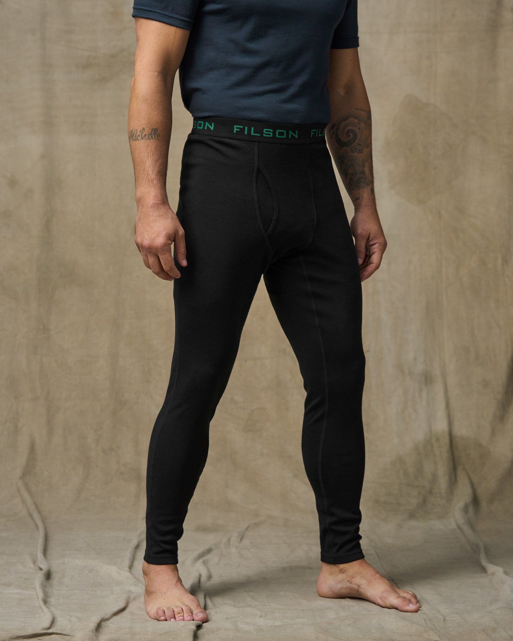 400g Merino Wool Bottoms - Black