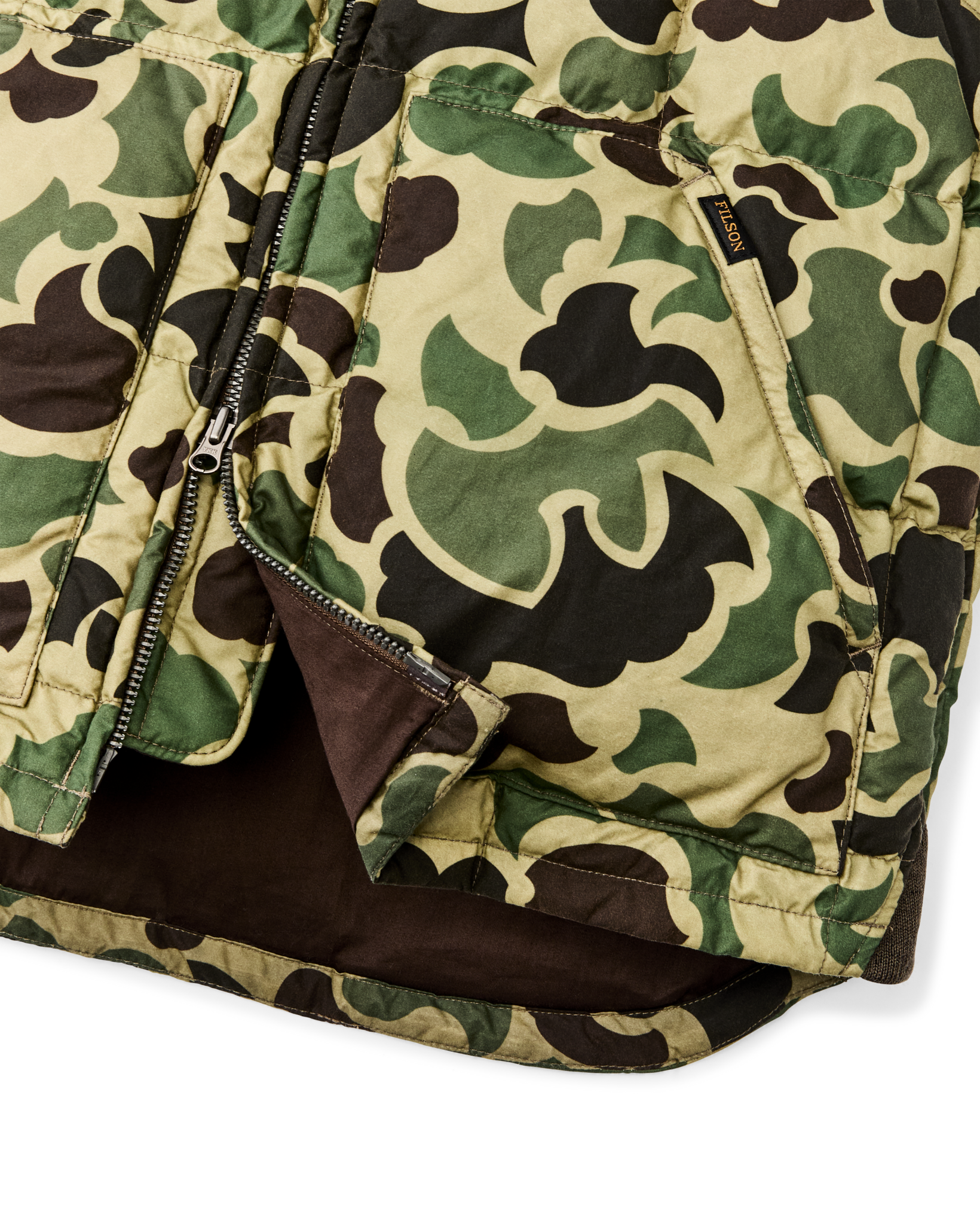Waxed Down Vest - Tundra Shrub Camo