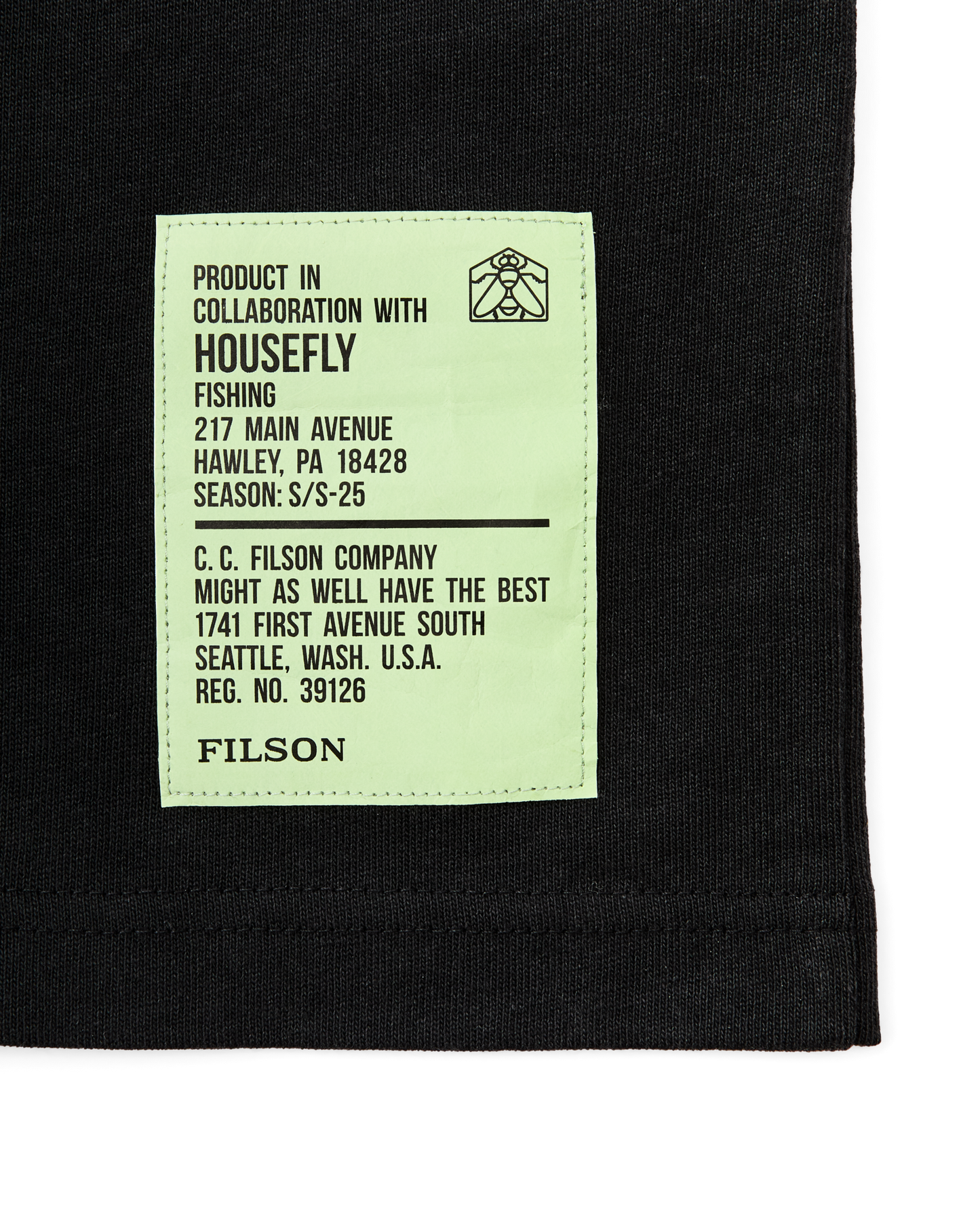 Alternate view of the Filson Filson X Housefly Frontier Graphic T-shirt - Black / Worldwide