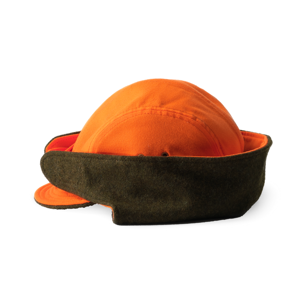 Alternate view of the Filson Big Game/upland Hat - Blaze Orange