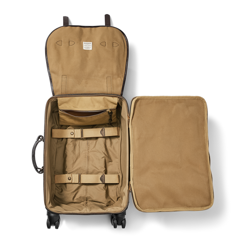 Alternate view of the Filson Rugged Twill Rolling 4-wheel Carry-on Bag - Tan