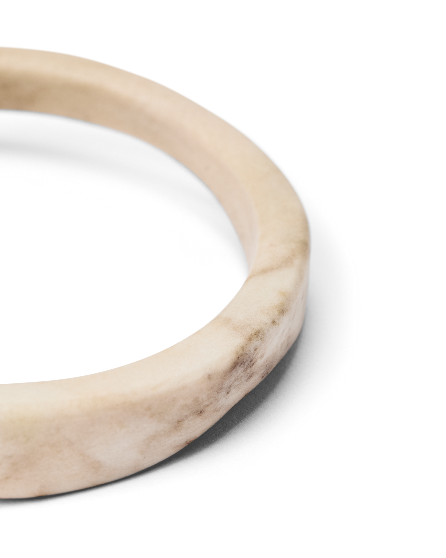 Ivory Jacks Moose Antler Bangle - Brn
