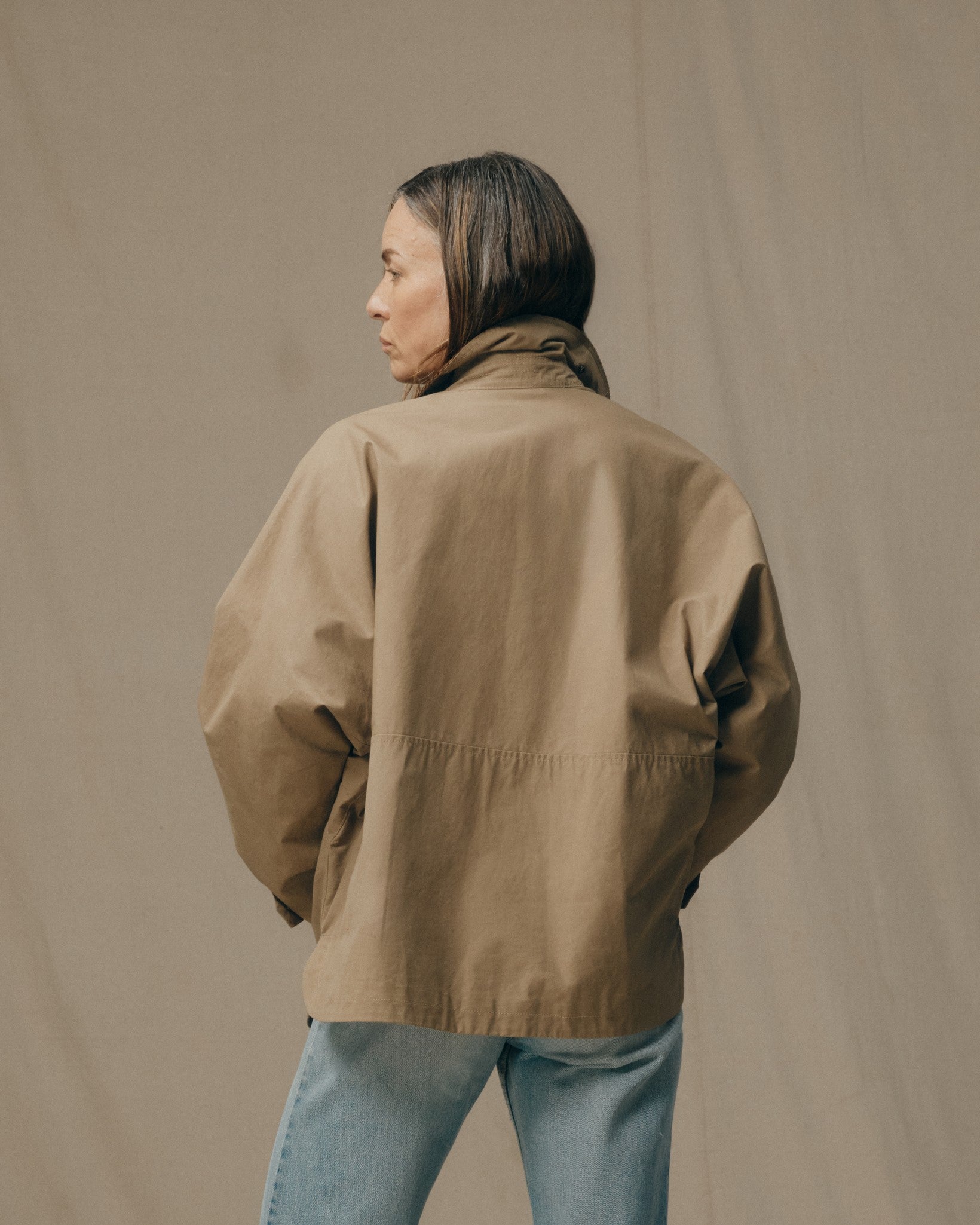 Women's Harbor Front Waxed Jacket - Marsh Tan