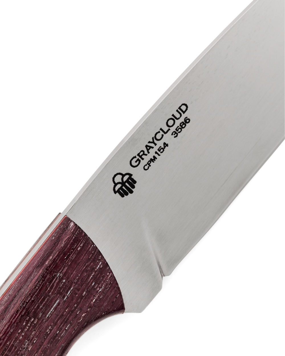 Graycloud Outfitter Knife - Purpleheart Wood