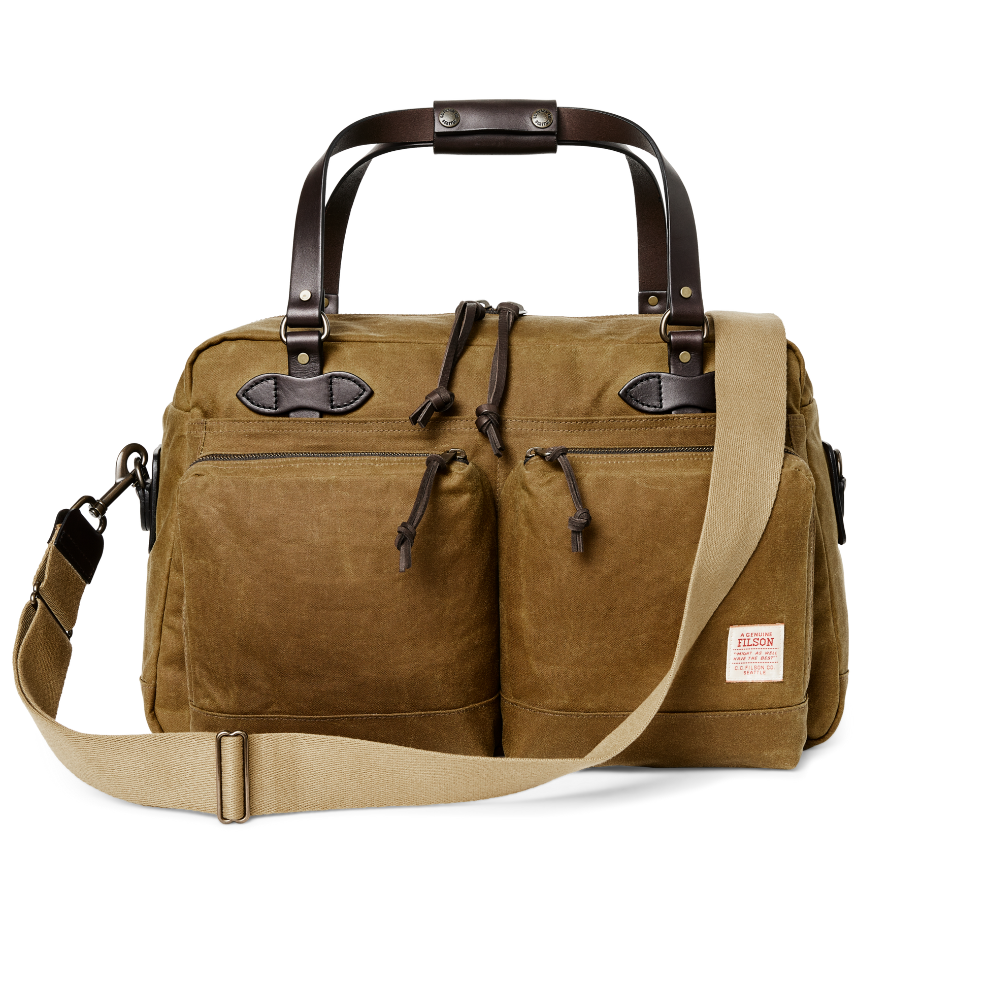 48 Hour Tin Cloth Duffle Bag - Dark Tan | Filson 48 Hour Tin Cloth Duffle Bag - Dark Tan | Filson