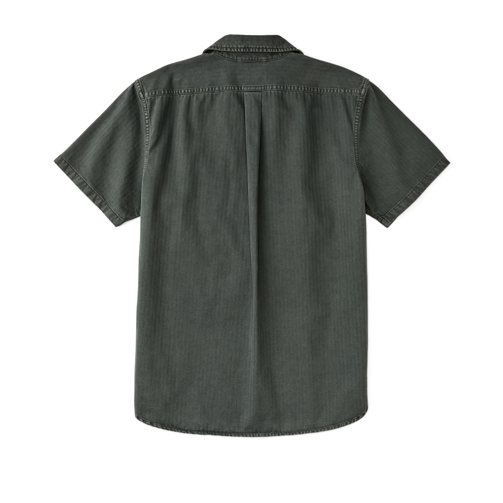 Alternate view of the Filson Short Sleeve Mechanic Shirt - Gravel