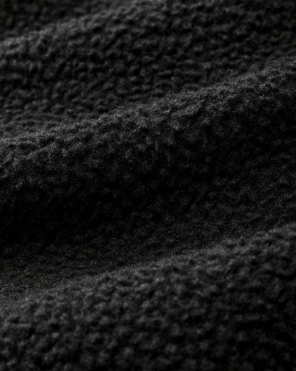 Pile Fleece Pullover - Black