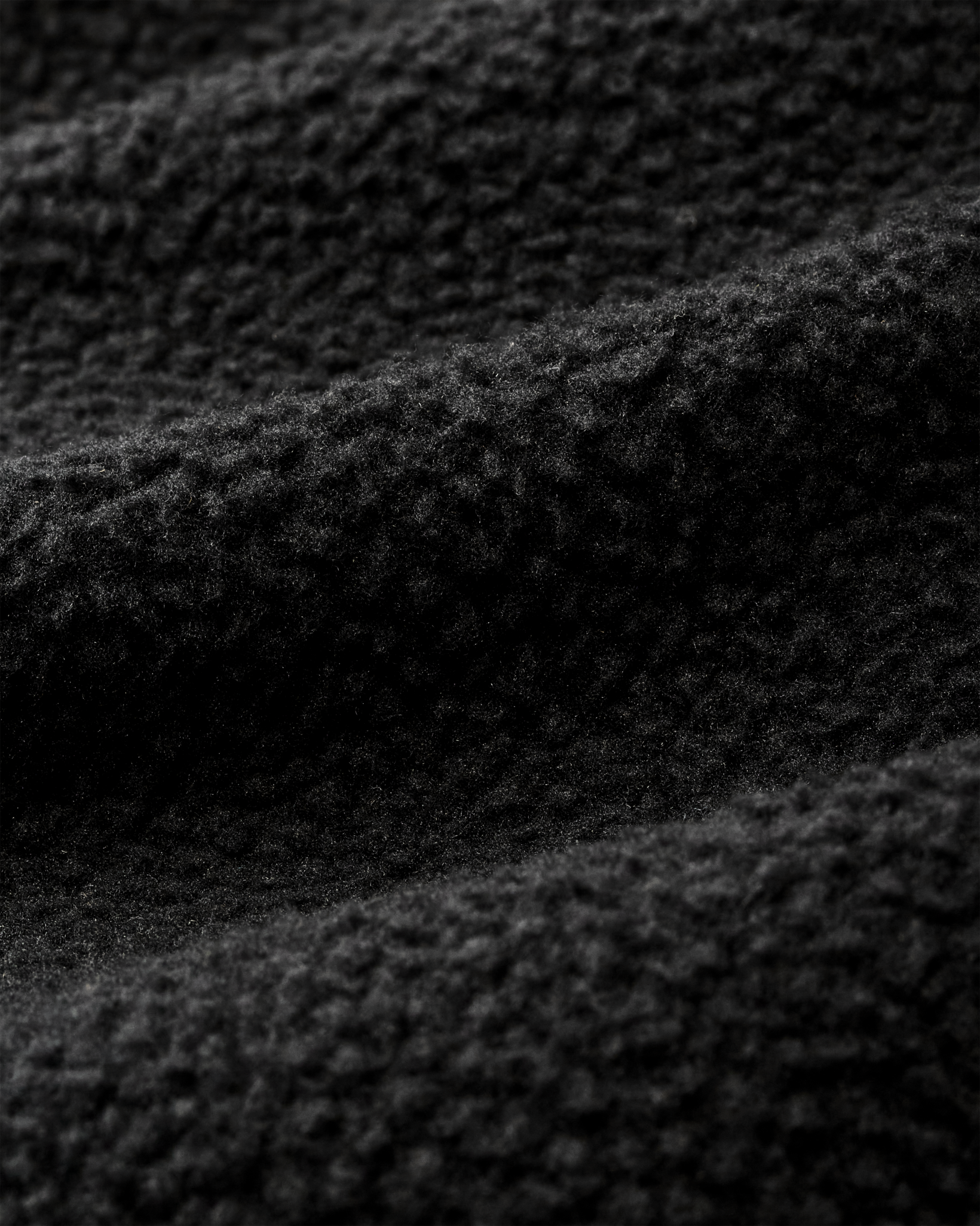 Pile Fleece Pullover - Black