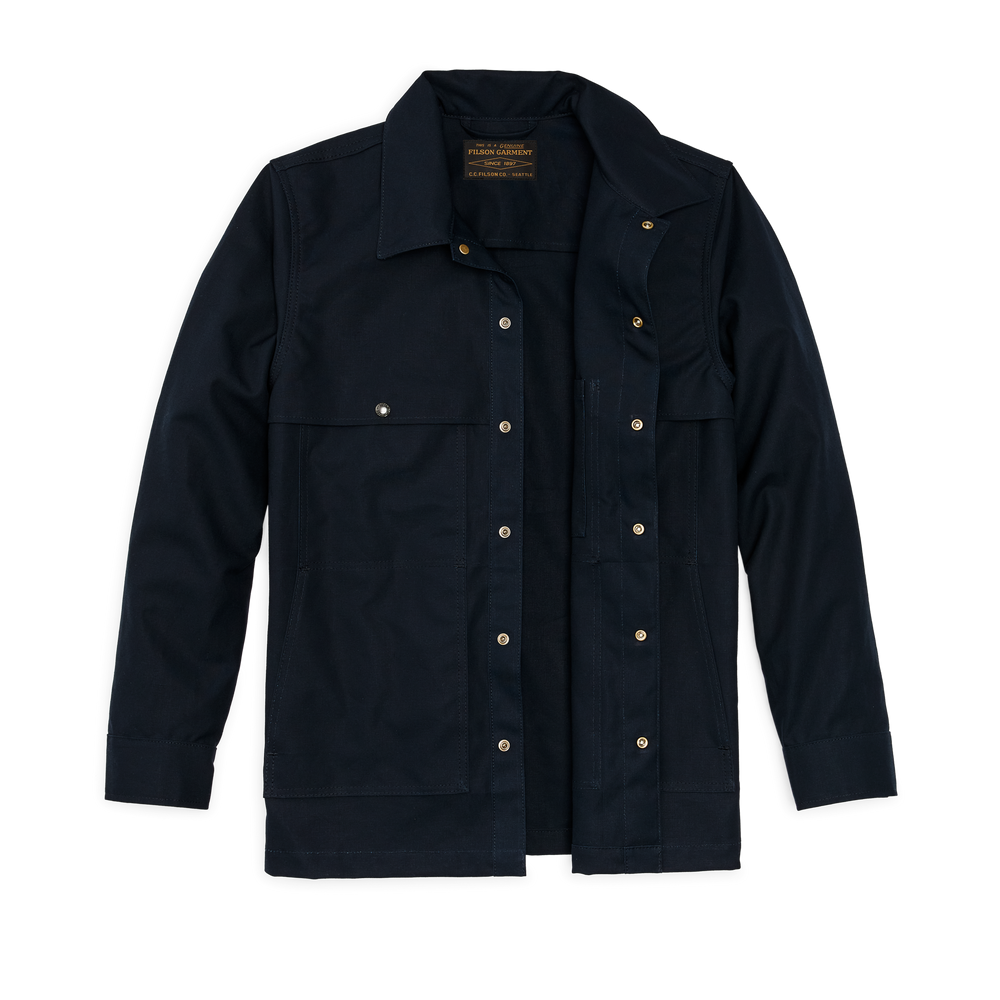 Alternate view of the Filson Dry Tin Cloth Jac-shirt - Navy