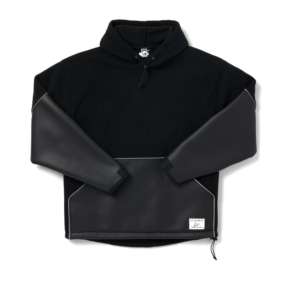 Front-facing image of the Filson Filson X Nomar Alaska Fish Picker Pullover - Black