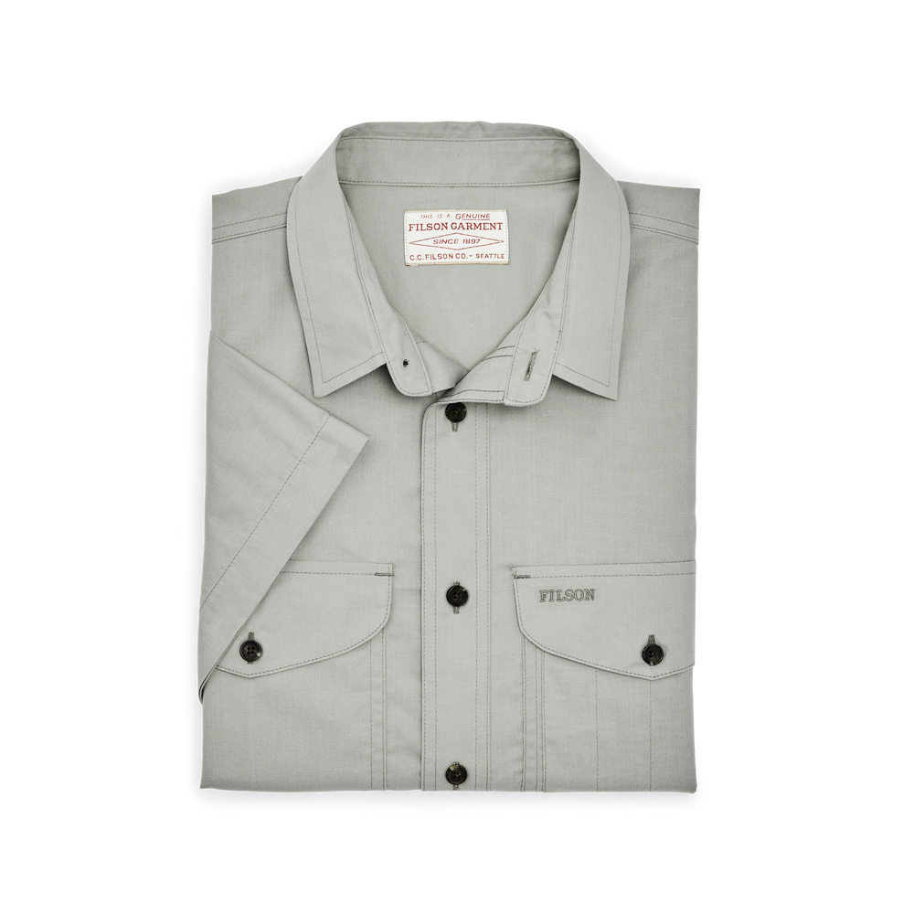 Alternate view of the Filson Twin Lakes Short Sleeve Sport Shirt - Shadow