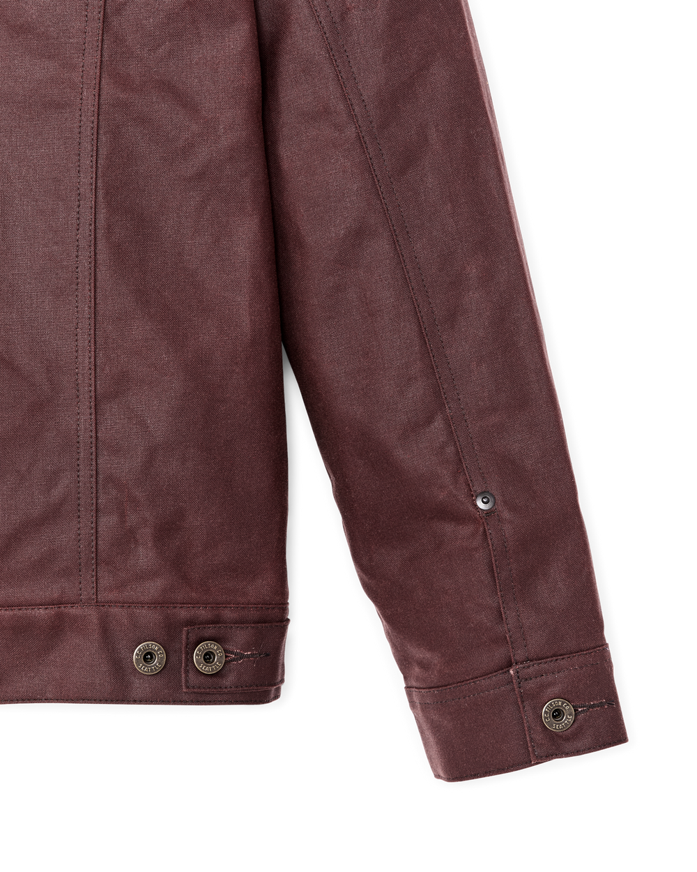 Tin Cloth Short Lined Cruiser Jacket - Fired Brick