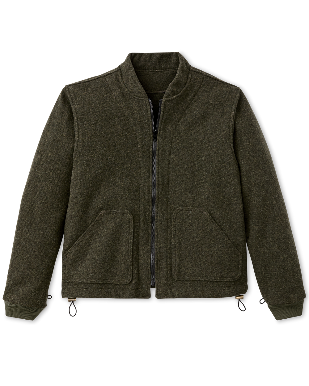 Wool Jacket Liner - Forest Green