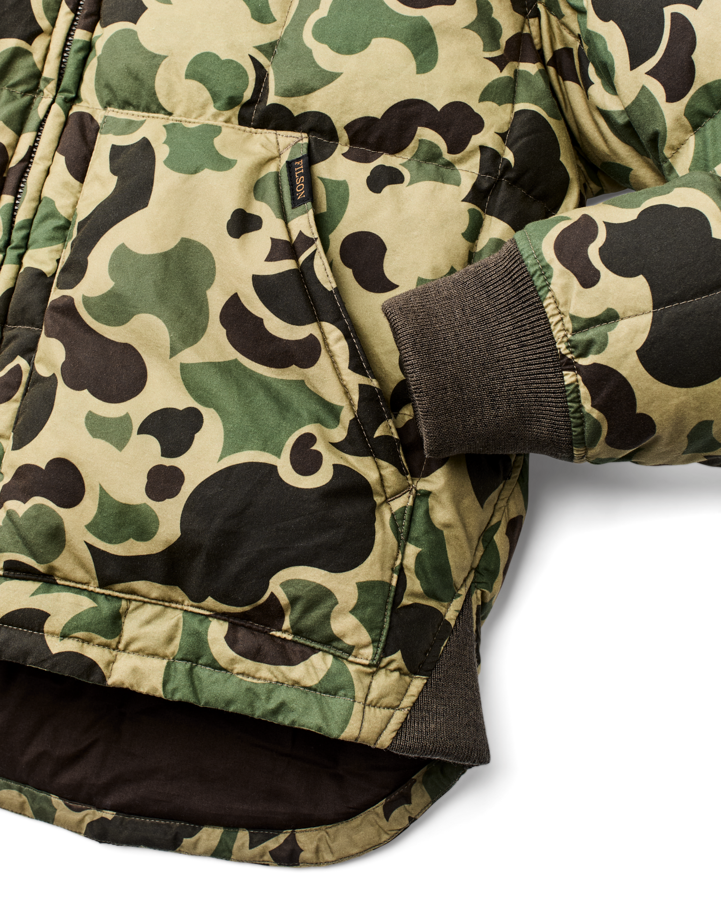 Waxed Down Jacket - Tundra Shrub Camo