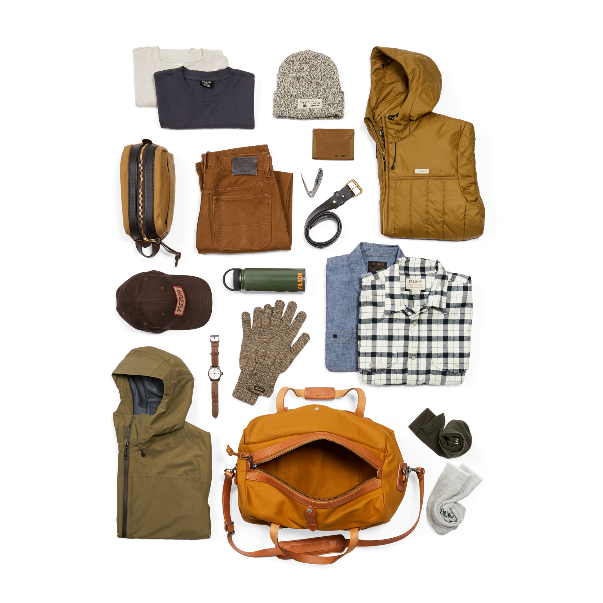 Small Rugged Twill Duffle Bag | Filson