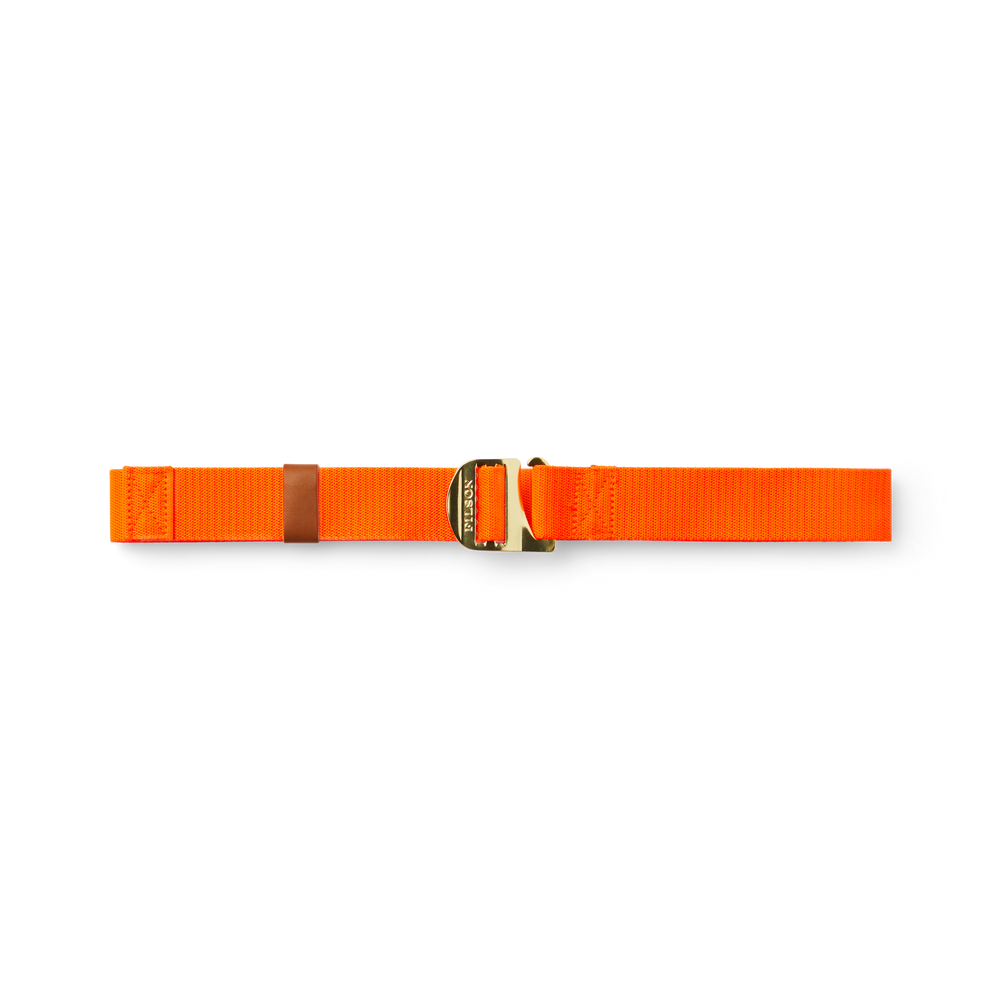 Front-facing image of the Filson Togiak Belt - Flame