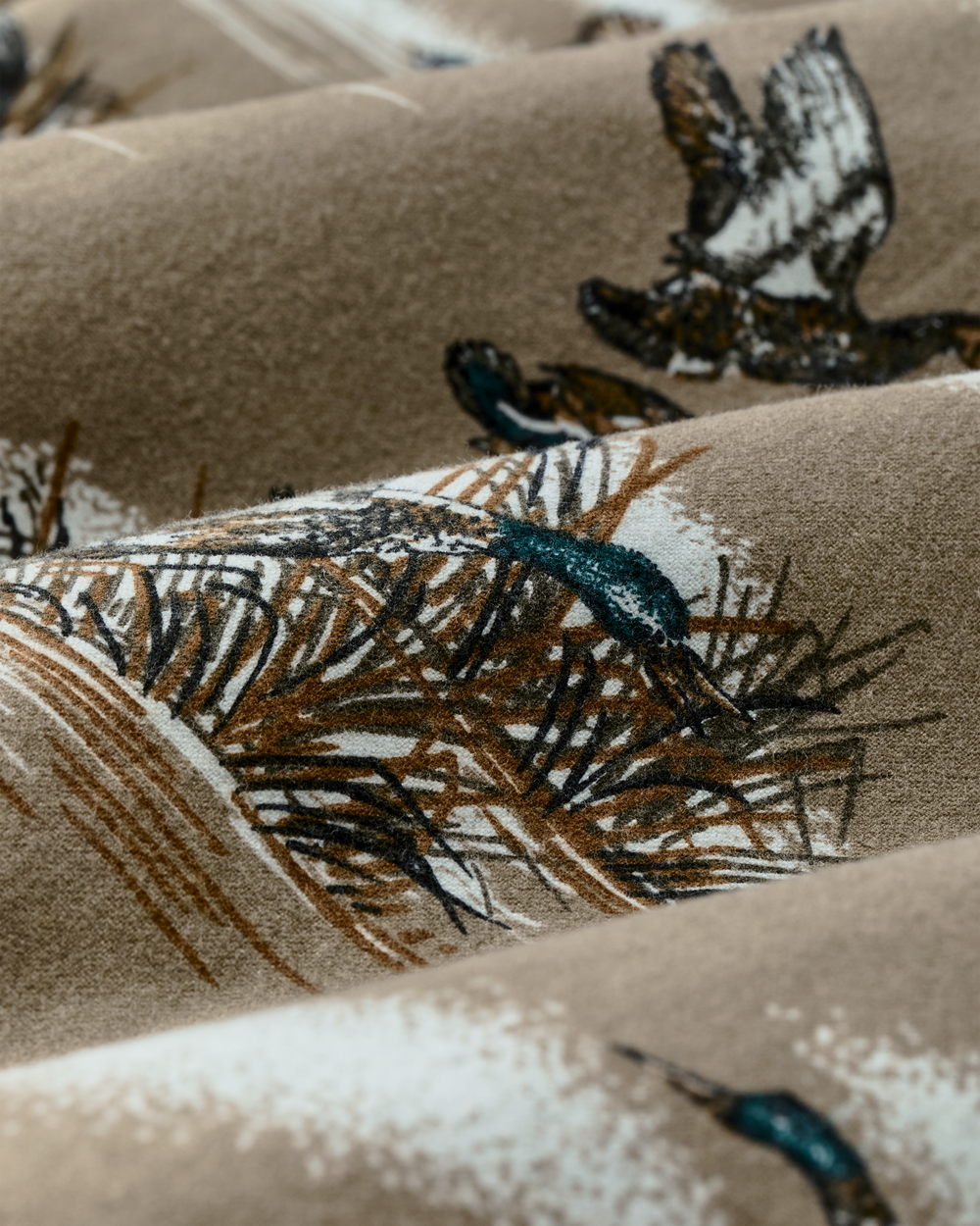 Field Flannel Shirt - Marsh Olive Print