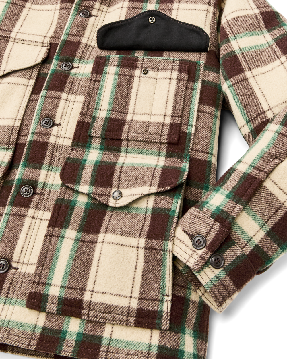 Chris Stapleton Signature Mackinaw Wool Cruiser - Brown / Green Multicolor Plaid